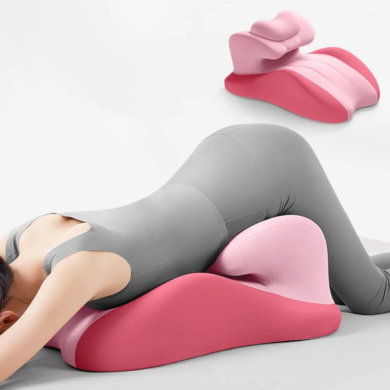 Cuscino a cuneo in lattice naturale per adulti e coppie, supporto ergonomico multiposizione per sollievo dal mal di schiena, comfort in gravidanza, reflux gastrico