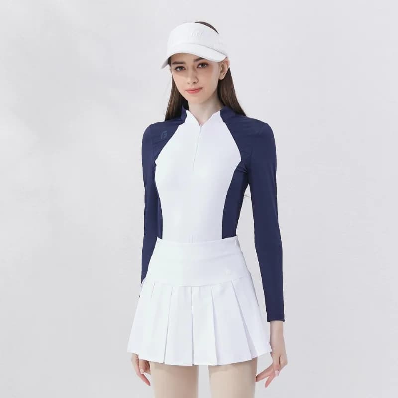T-Shirt a maniche lunghe da donna primavera ed estate da Golf ad asciugatura rapida protezione solare sport Top traspirante abbigliamento da Golf