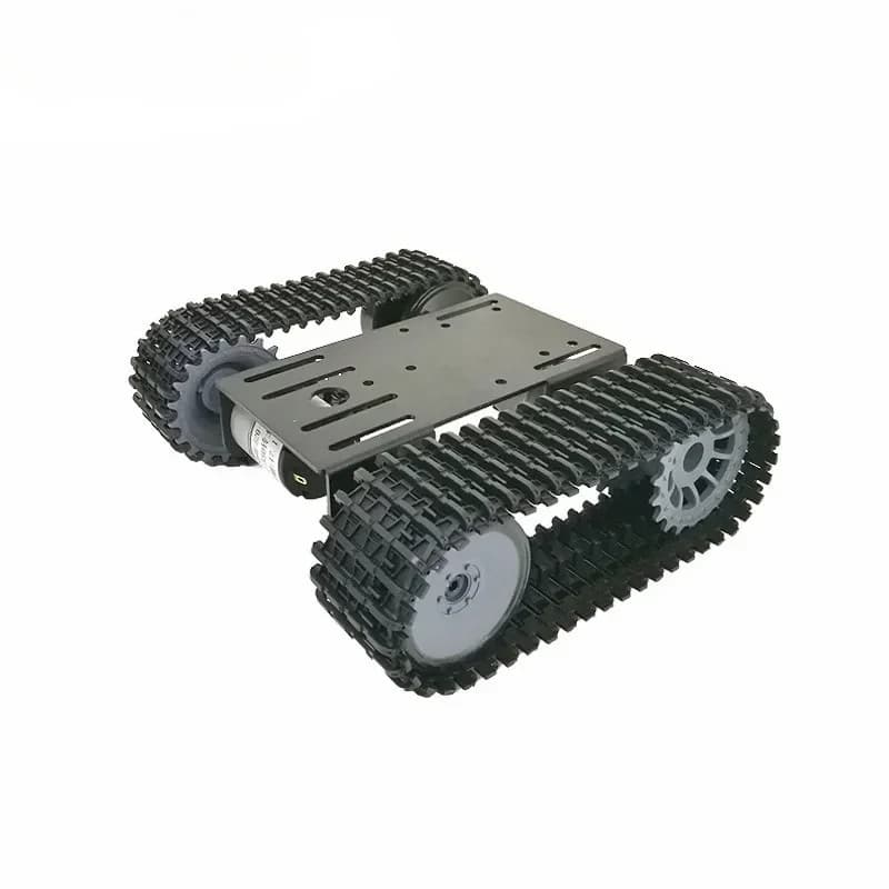 A19Q-Smart Tank Car Chassis Tracked Crawler Robot Platform With Dual DC 12V Motor For DIY For Arduino T101-P/TP101