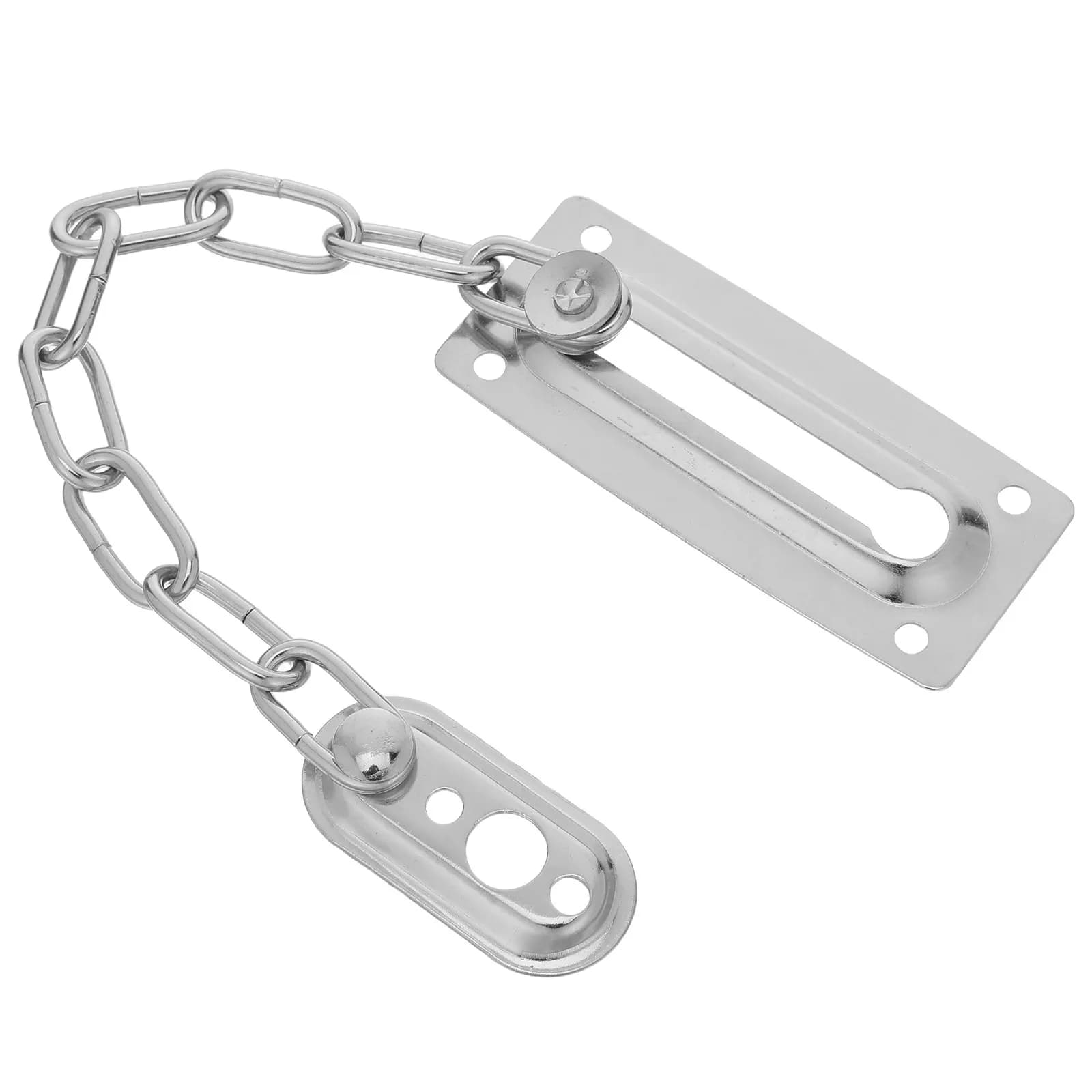 1 Pezzo Catena di Sicurezza Affidabile per Porte a Battente, Maggiore Durata, Funzione di Ventilazione, Chiusura in Metallo per Armadietti