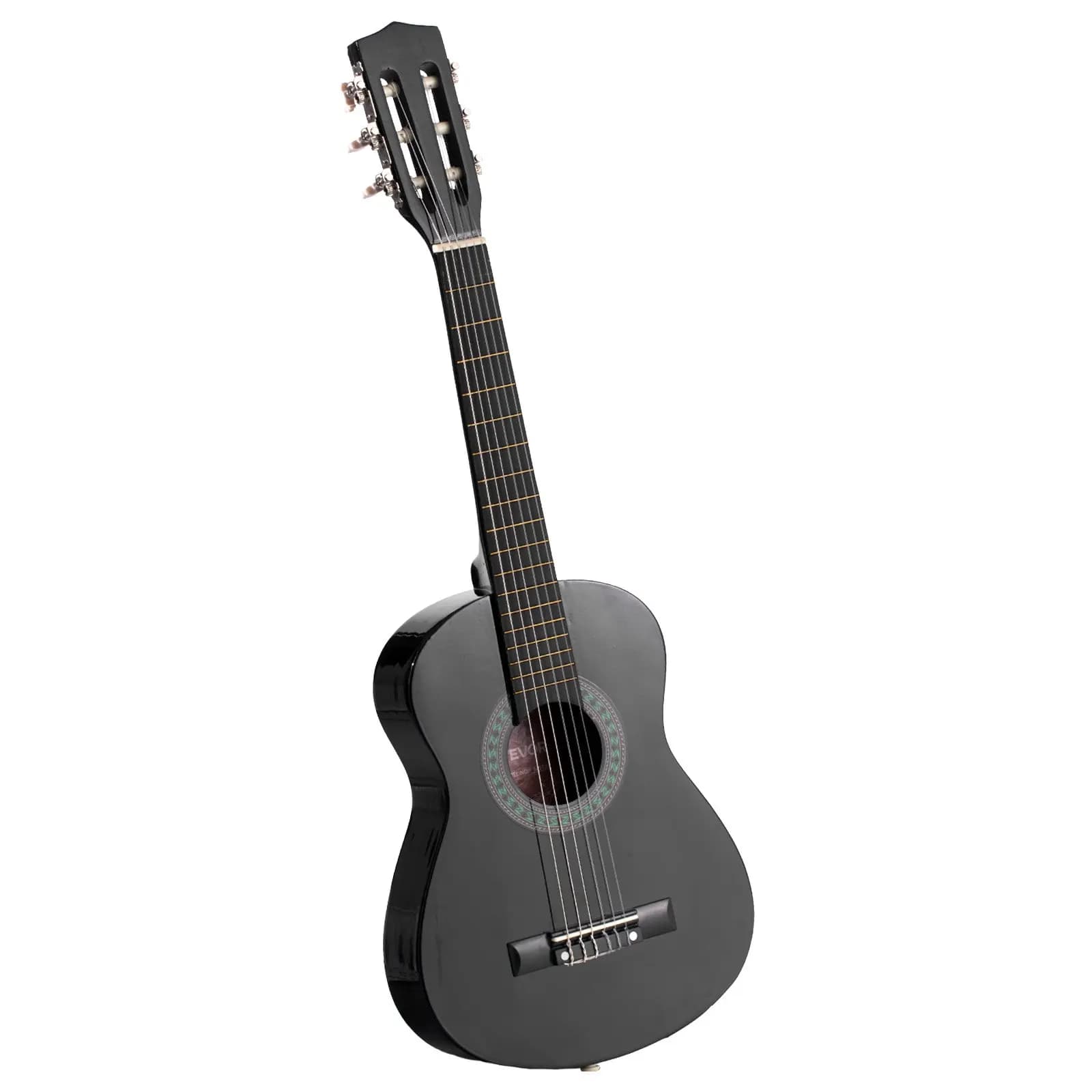 Chitarra classica, 30 pollici, kit per principianti di chitarra classica in legno, con corde in nylon, borsa per il trasporto, tracolla, accordatore, accessori extra