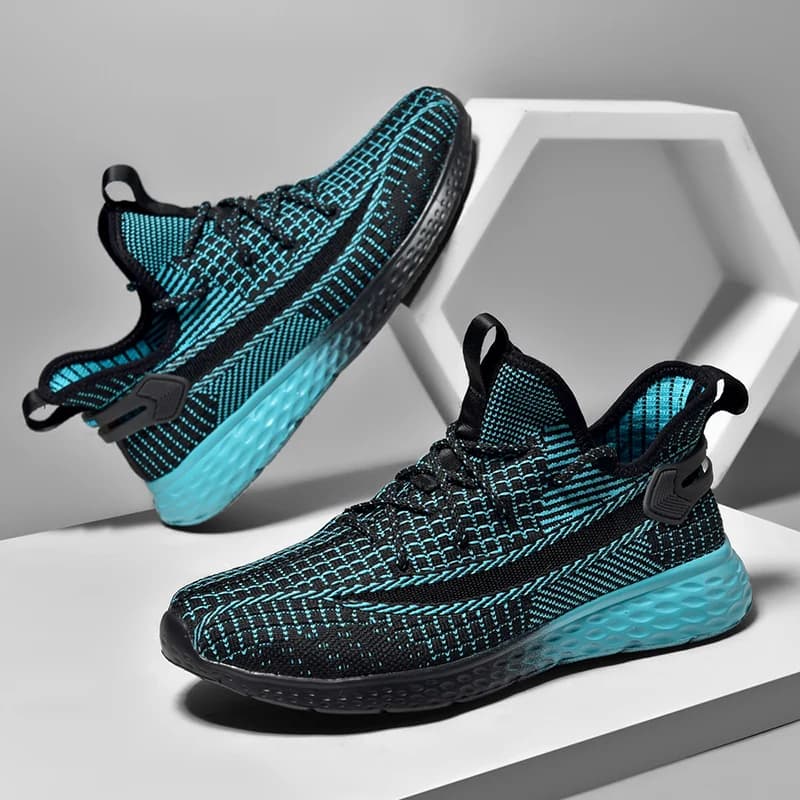 Men's Mijia sneakers, Sport Shoes Breathable with Non-slip Sole, Casual Footwear Fly Woven Fabric Light Unisex for Women, New Fashion