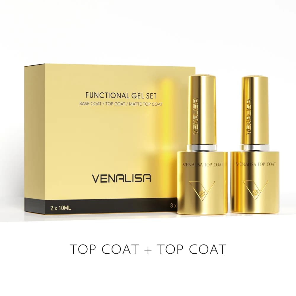 1/2/3 pz/kit Venalisa Ultra Lucido Lungo Usura Diamante Top Coat Base Coat Lotto Hema Free Soak Off UV LED Nail Gel Polish 10ml