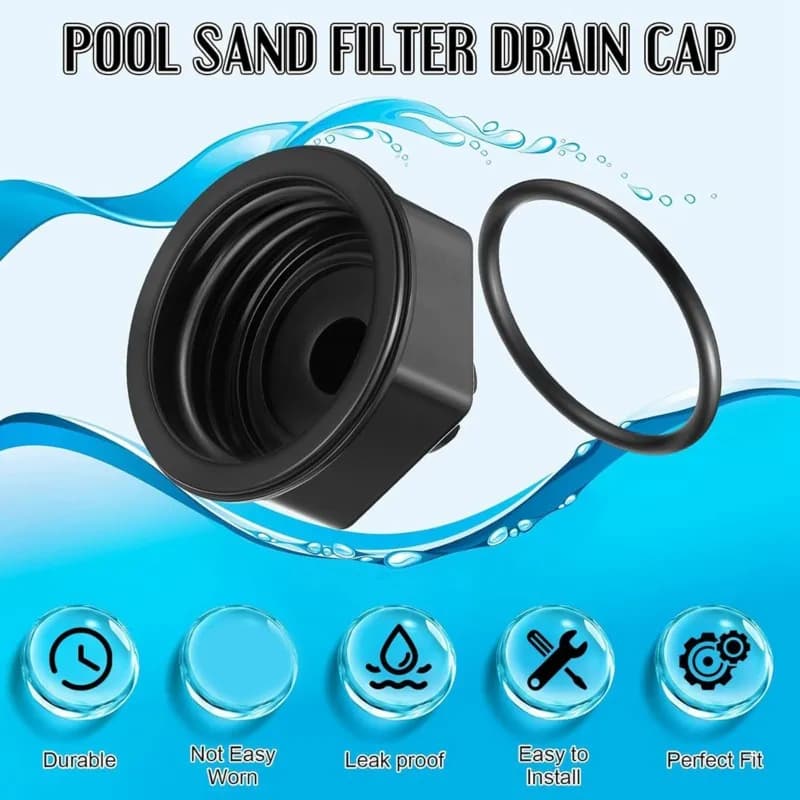 Superior-2PCS Swimming Pool Sand Filter Drain Screen Cap For 602-5321 602-5320