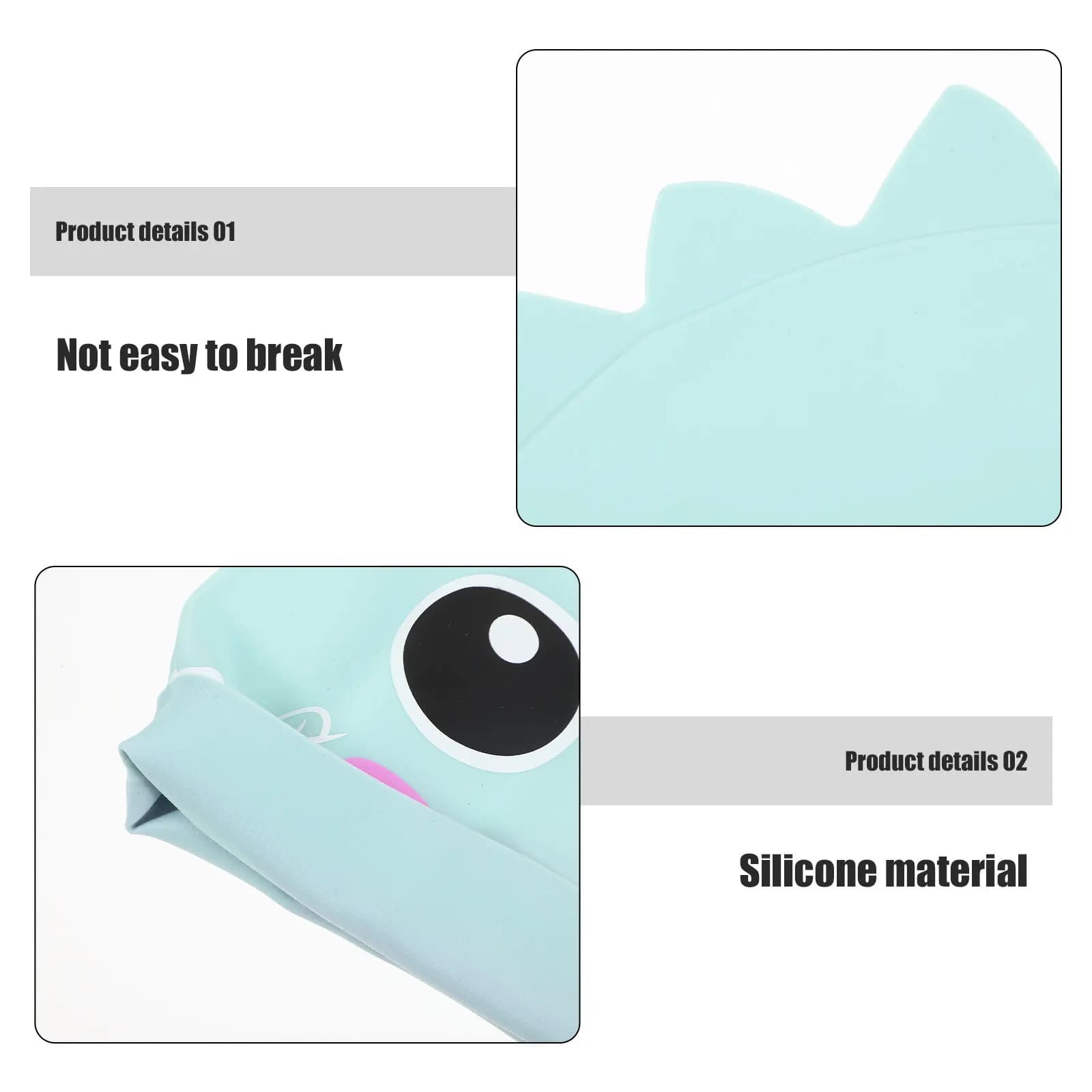 Reusable Swimwear for Woman and Man, Silicone Soft, Lightweight and Elastic, Protects Hair, for Pool, Swimming Head for Children
