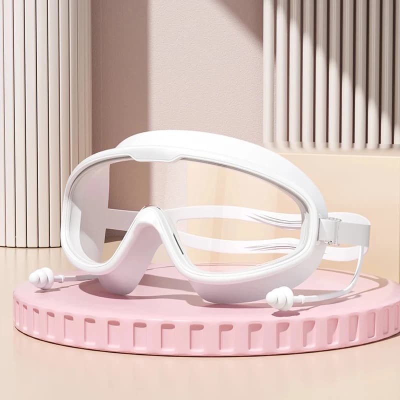 Large frame swimming goggles Large frame HD wide-angle anti-fog UV protection Adult swimming goggles No leakage