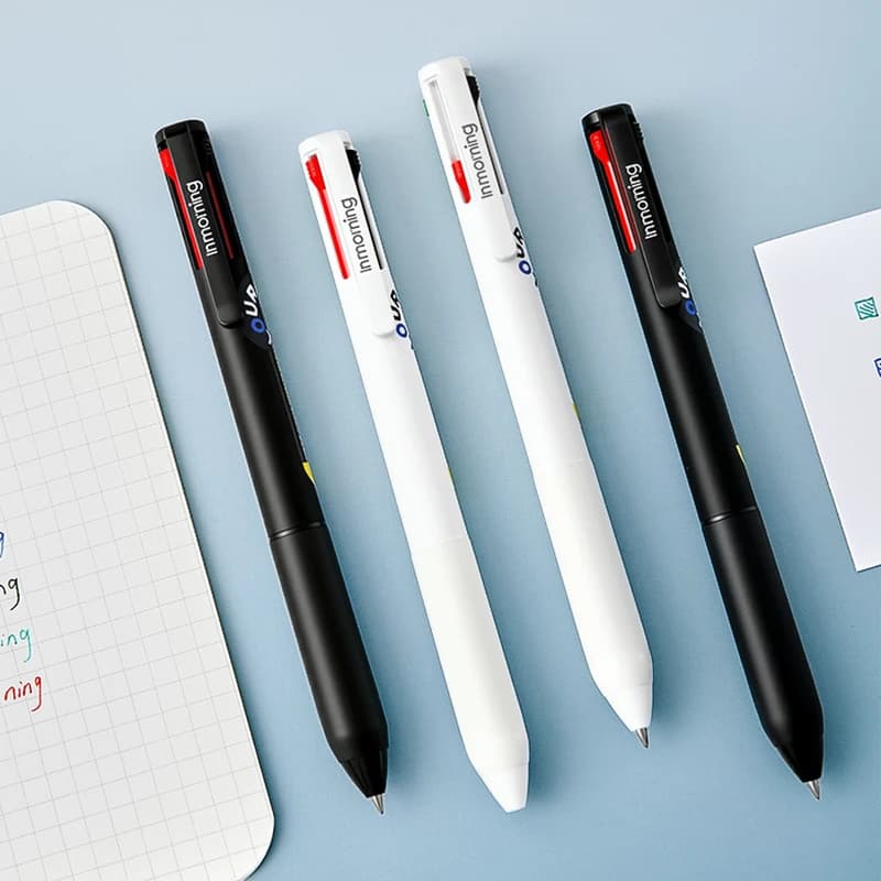 Set di 2 Penne Gel Multicolore Spectrum a 4 Colori - Scrittura Fluida per Ufficio e Studio, Cancelleria Creativa per Marcatura