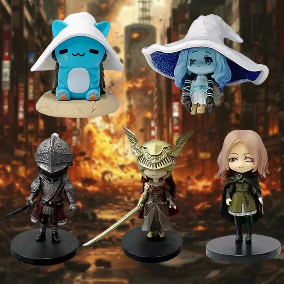 Hot Ring Gaming Q Version Mini Cat Melina Malenia The Action Figure Lani Magic Ornaments Dolls