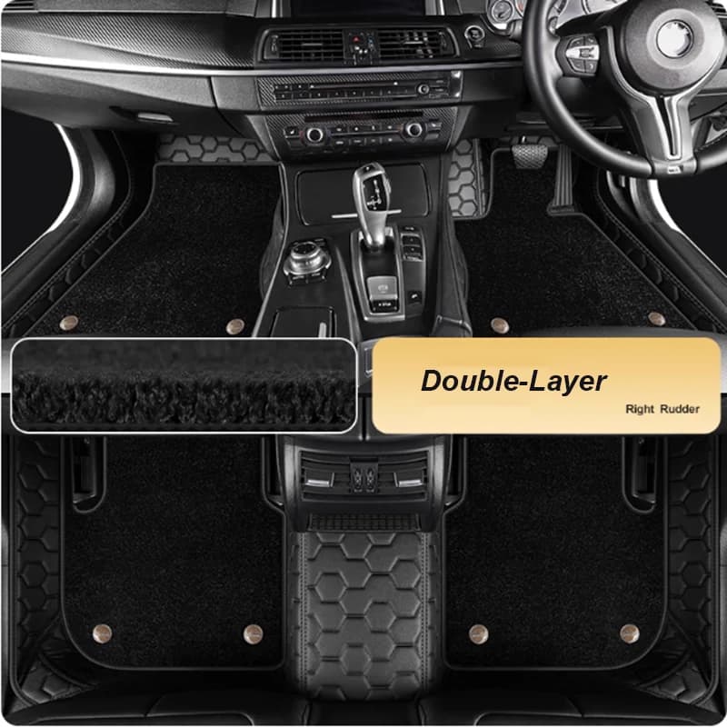 5D Custom Car Mats for Nissan JUKE ESQ Car Mats Cover for Double Layer Covers