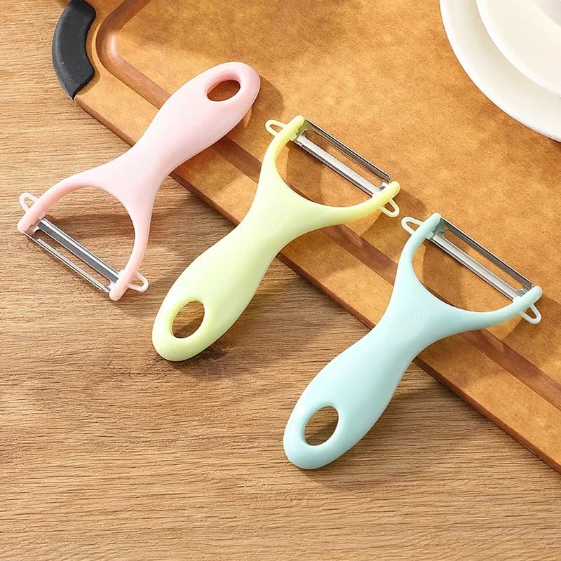 Coltello Sbucciatore Nordico per Uso Domestico, Sbucciatore per Patate e Verdure con Manico in PP e Lama in Acciaio Inossidabile, Utensile da Cucina Indispensabile