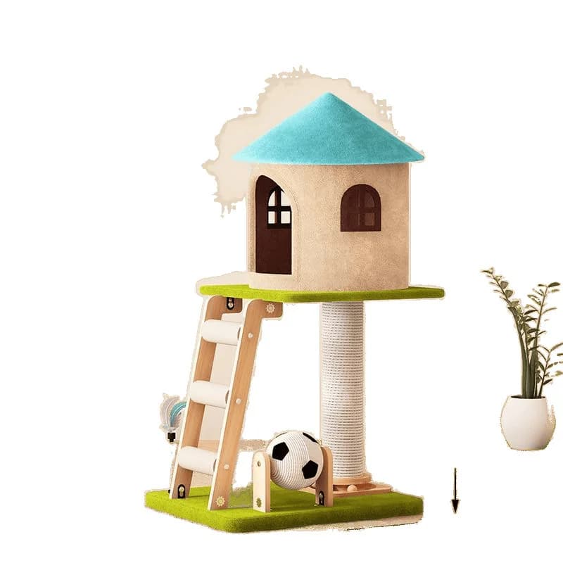Factory Direct 2026 Cat climbing frame household small apartment does not occupy an area Cat climbing frame scratching board int