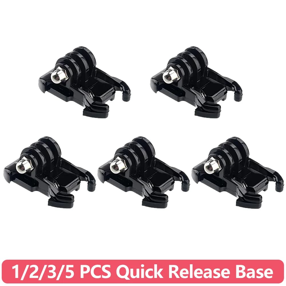 Base a sgancio rapido Fibbia Clip Supporto di base per GoPro Hero 13 12 11 10 9 8 7 6 Insta360 SJCAM SJ4000 AKASO DJI Osmo Action Camera