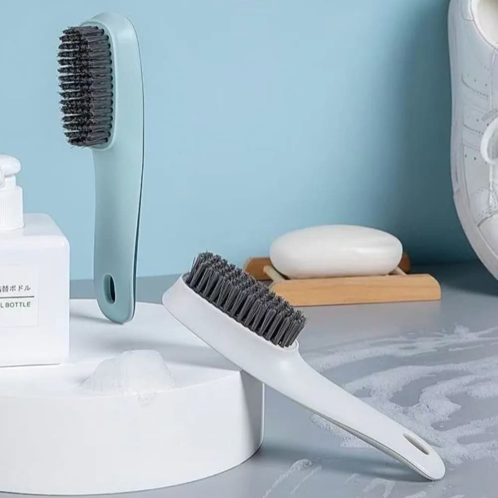 Plastic Shoe Cleaning Brush Multi-functional Sturdy Handle Clothes Scrubbing Brush Accessories Household Cleaning Tool