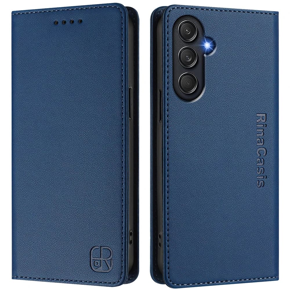 Custodia a portafoglio in pelle magnetica per Samsung Galaxy M06 M16 M56 M55 M35 M15 M54 M34 M14 M53 M33 M23 M13 M52 M32 M22 M12 Cover di lusso