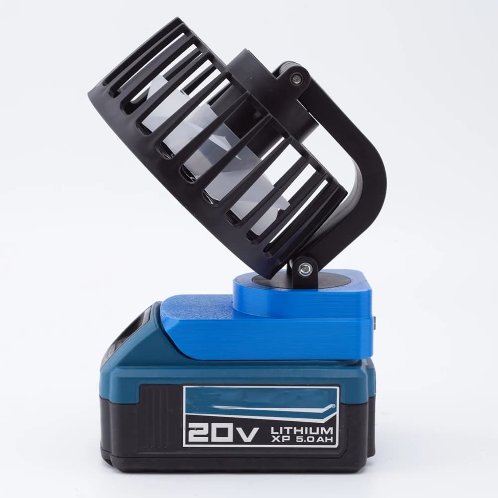 Ventilatore portatile senza fili per officina, compatibile con batteria al litio Hercules 20V, per interni ed esterni (Batteria NON inclusa)