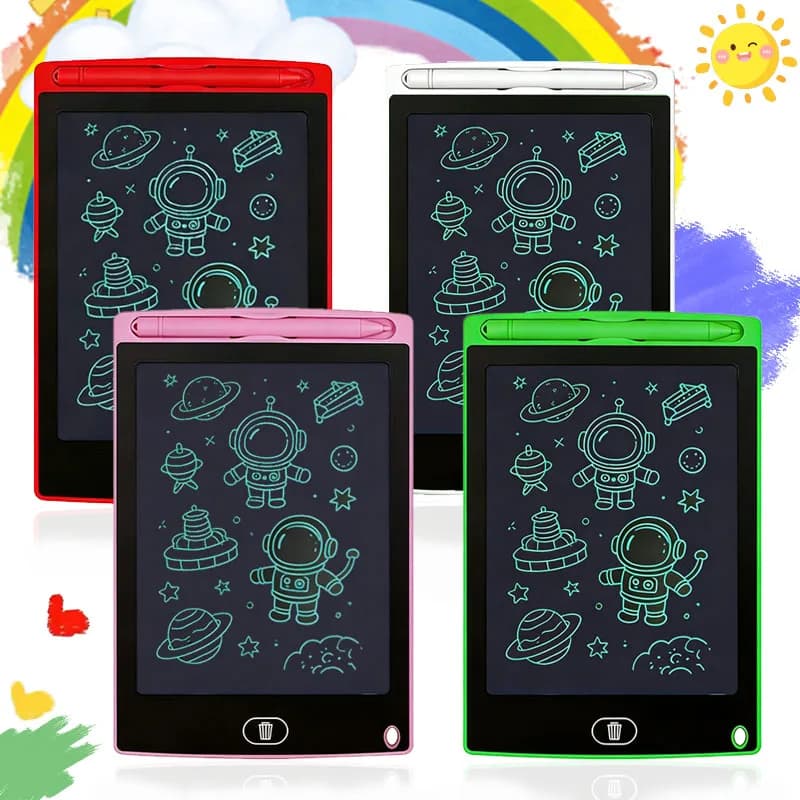 Tavoletta LCD da 8,5'' per scrittura e disegno, lavagna per graffiti per bambini, giocattolo per appunti, lavagna per scrittura a mano, giocattolo per imparare a contare, regalo di compleanno