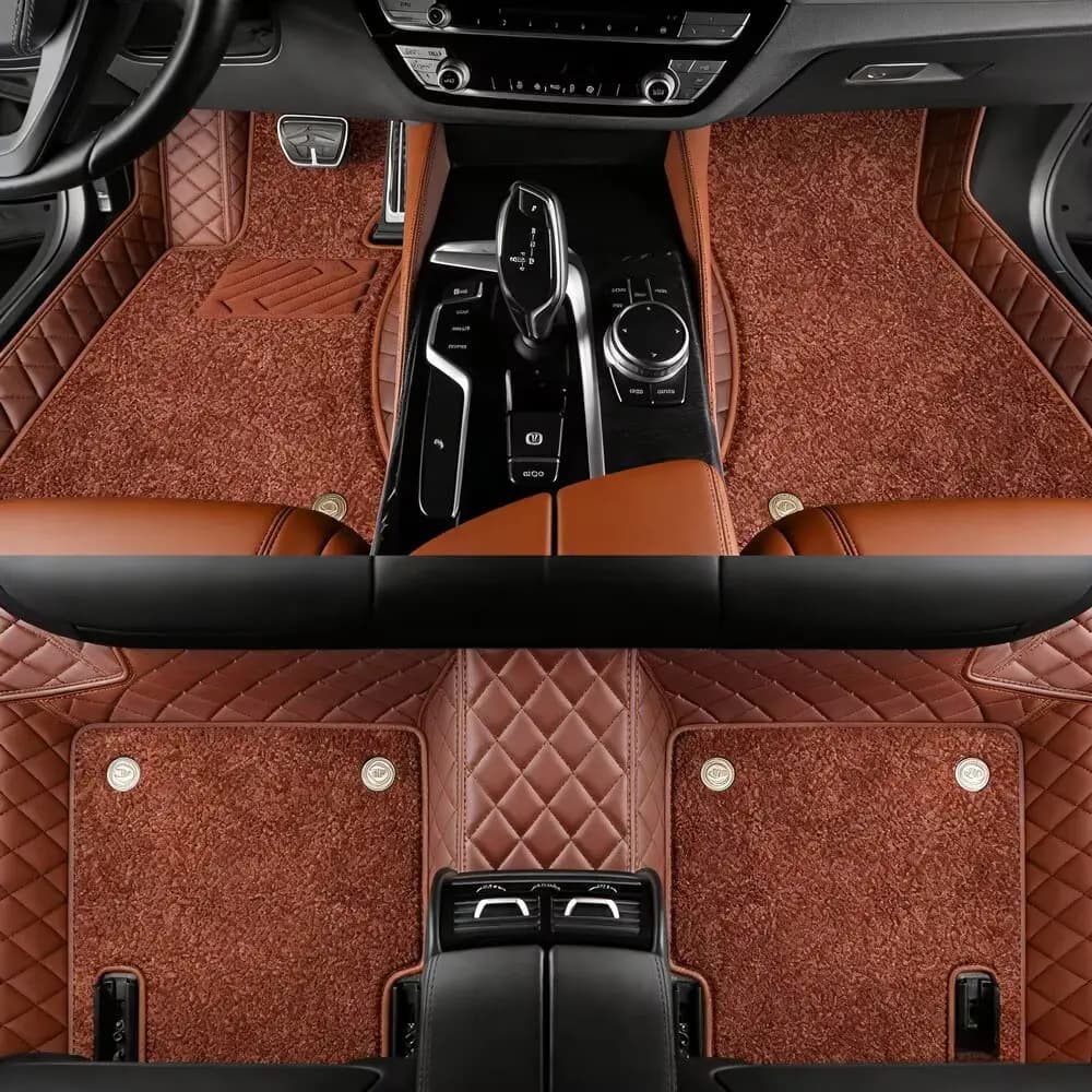 Customized Auto Car Car Mats for All Seasons for Jeep Compass MK49 2006–2017, 5D to Double Road Waterproof and Non-slip