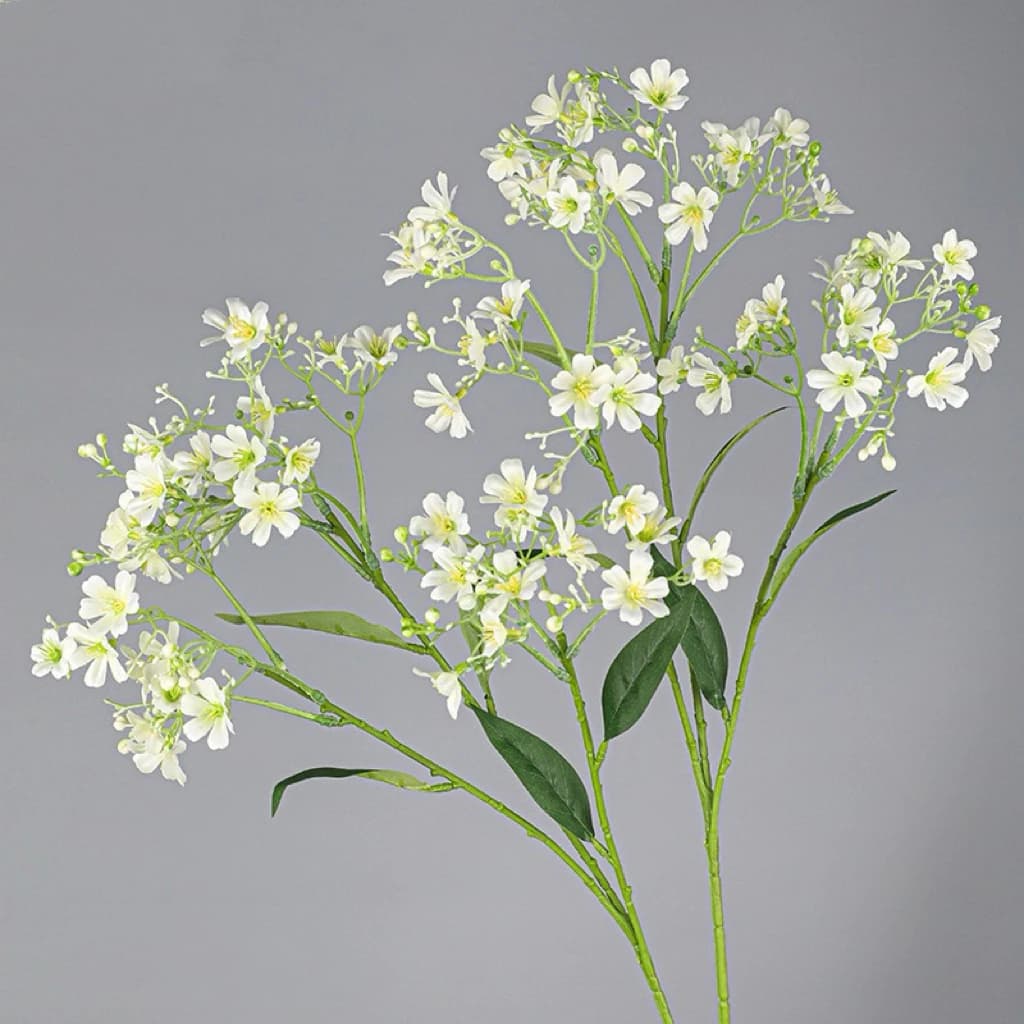 Fiori di Crisantemo Artificiali Long Branch, Bouquet Decorativo per Matrimoni Rustici, Composizione Floreale con Fiori di Colza, Scenografia Interna