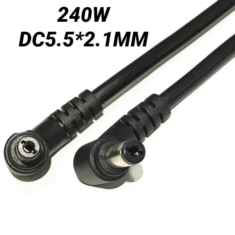 Spina di alimentazione cc 5.5 x2.1mm/5.5*2.1 maschio 90 Jack ad angolo retto con cavo connettore 18AWG 12V-36V per pannelli solari luce a Led