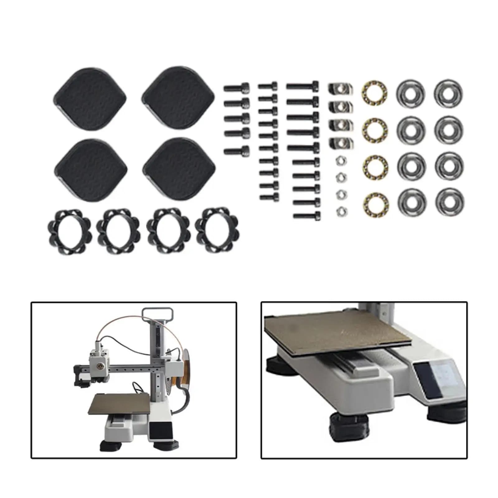 Accessorio per kit piede antivibrante con alignement automatico omnidirezionale, forte shock