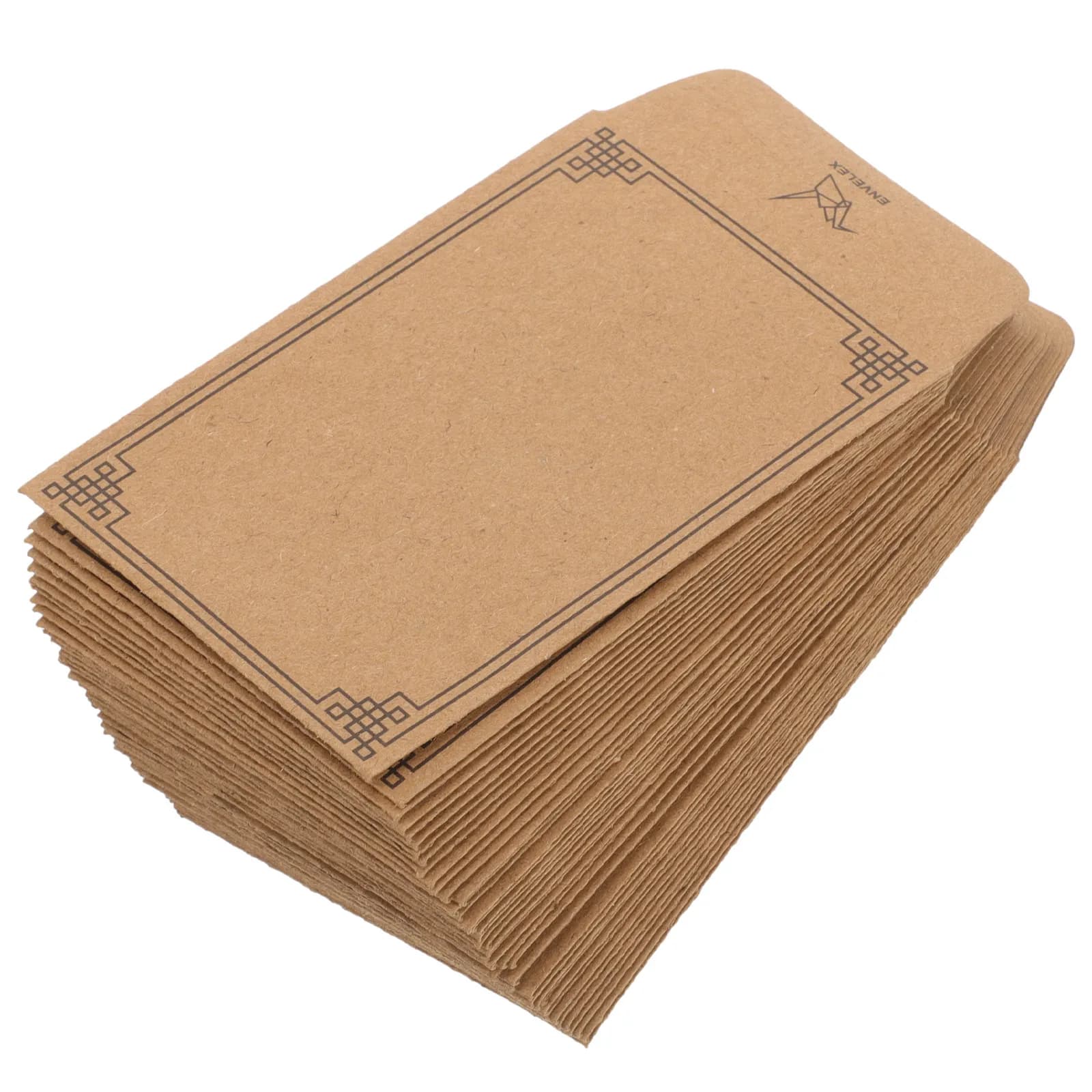 100Pcs Small Kraft Paper Envelopes with Self Stick Adhesive for Vegetable Flower Seeds Coin Storage Money Organization Credit