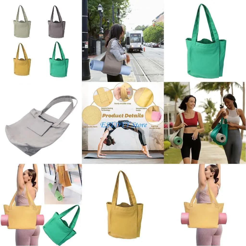 G6DE Borsa per tappetino da yoga tracolla per tappetino da yoga per marsupio con tasche Tappetini da yoga Tasche Leggero