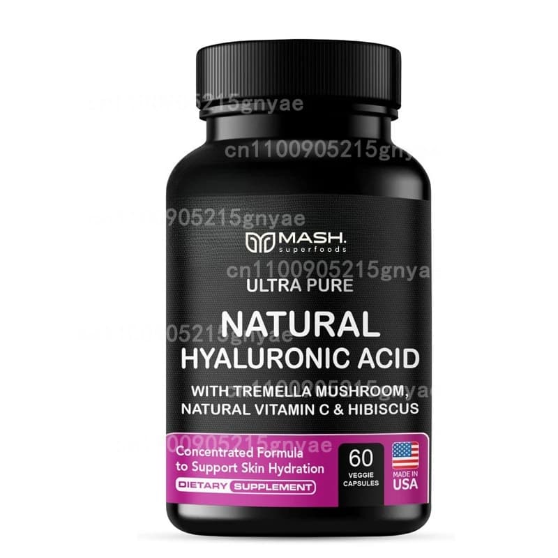 Food supplement of vitamin to hyaluronic acid Health support for joints, eyes and skin 60 vegetable capsules
