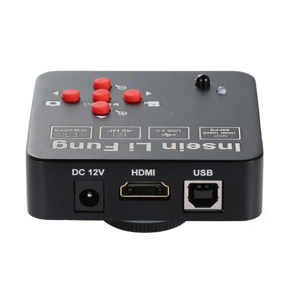 48MP Full HD 1080P 2K 4K HDMI USB Industriale Digitale Elettronico Video Microscopio Fotocamera Telefono Mobile CPU PCB Riparazione
