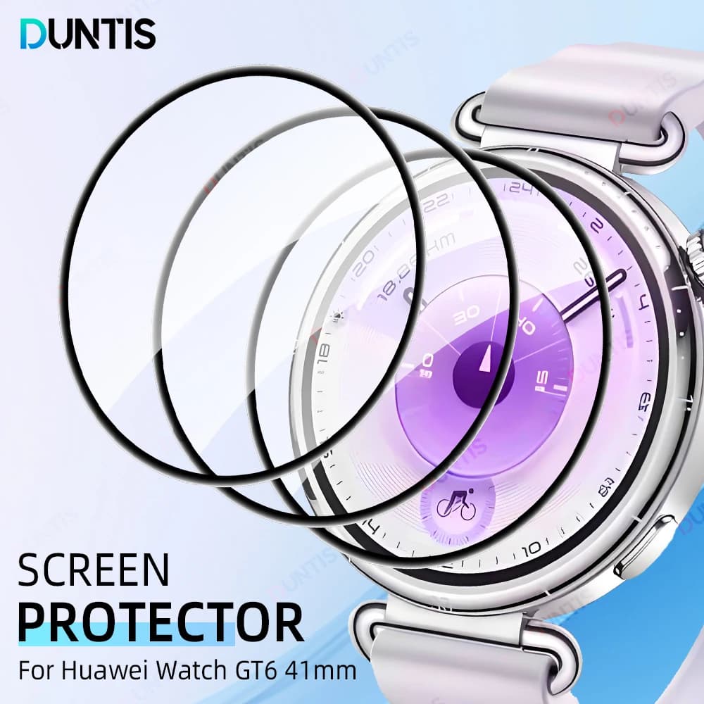 Proteggi schermo per Huawei Watch GT6 41mm Proteggi schermo curvo 3D Accessori per pellicola protettiva a copertura totale Ultra-HD