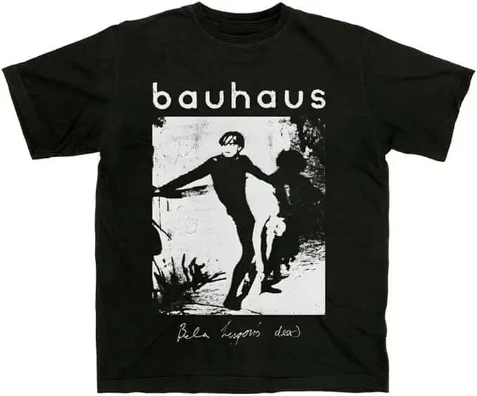 T-shirt Vintage Y2K 2026 Bauhaus, T-shirt Bela Lugosi Is Dead, Nuovissima Maglietta Rock Stampata in Cotone, Top Casual Largo Streetwear Unisex