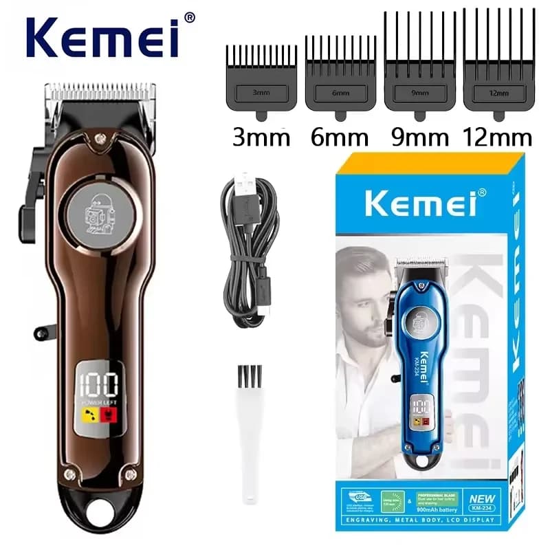Kemei KM-234 Professional Electric Haircuts Wireless Haircuts Men's Haircut Electric Shaver Haircut for Men