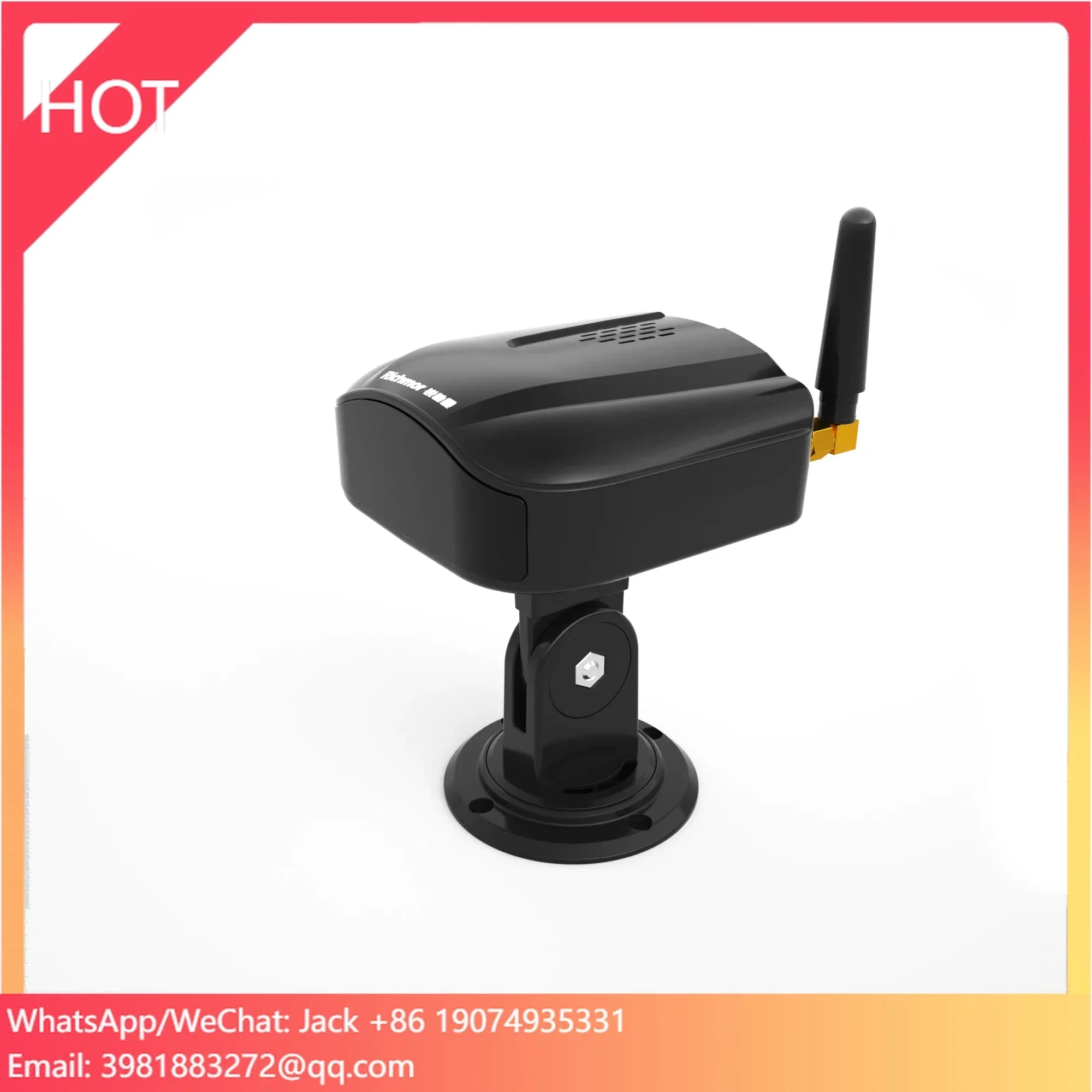 Richmor 2024 Dashcam GPS 4G a 3 Canali con Design Desktop per Registrazione Video Durante la Guida