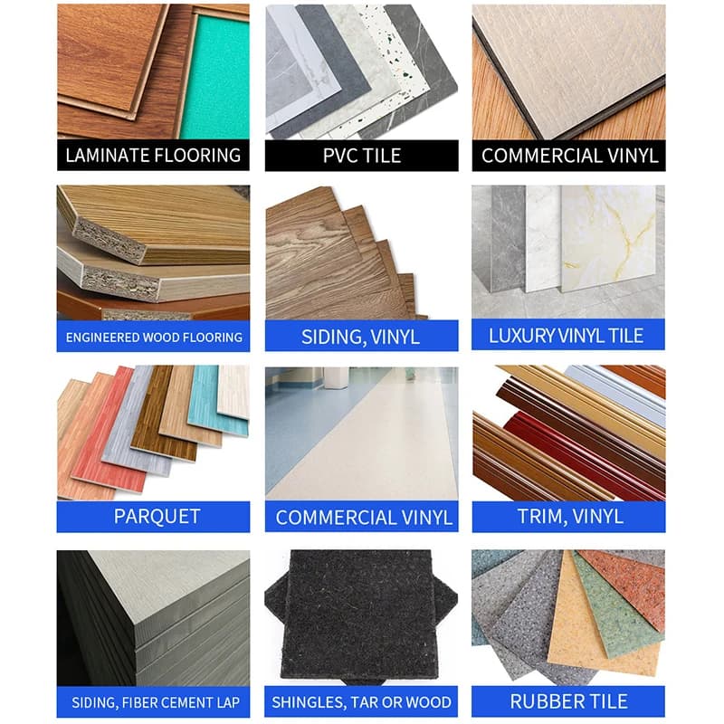 Utensile manuale per pavimenti con fornitura in fabbrica, spessore fino a 16 mm, per il taglio di pavimenti in vinile, parquet, laminato in PVC, LVT SPC, WPC