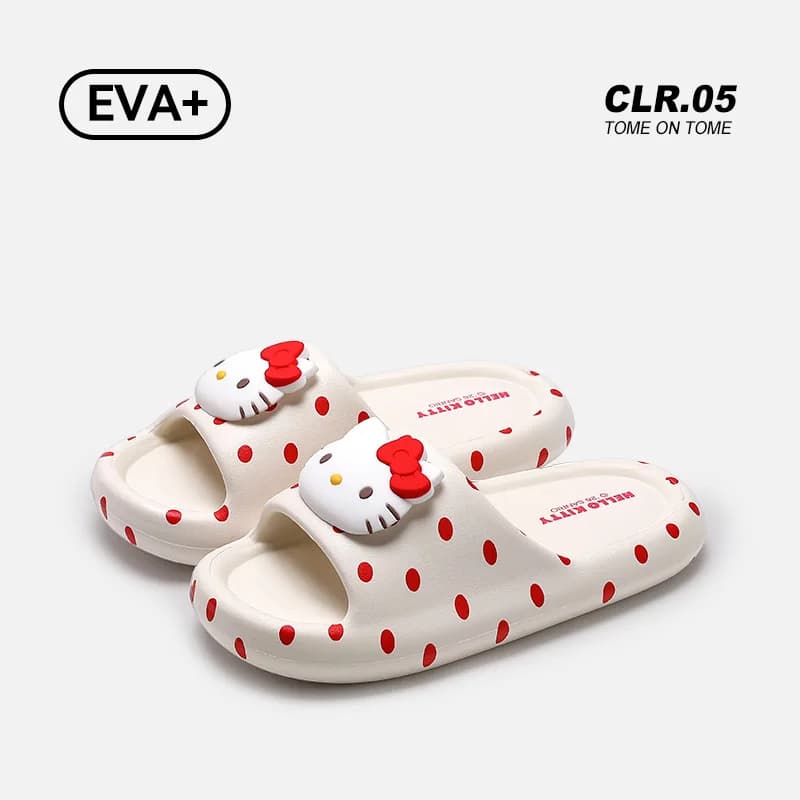 Ciabatte Anime Hello Kitty da donna, estive, Sanrio, per interni, casa, bagno, in EVA antiscivolo, alla moda, da ragazza, dolci, da spiaggia