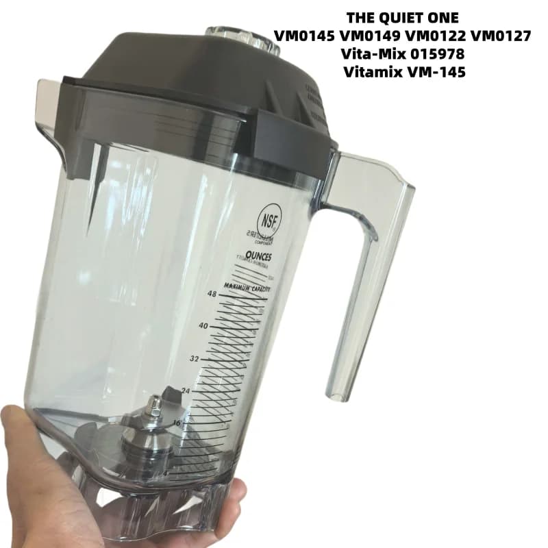 Bicchiere per Frullatore da 48 Oz 015978 per Vitamix THE QUIET ONE VM0145 VM0149 VM0122 VM0127 VM-145 Ricambio
