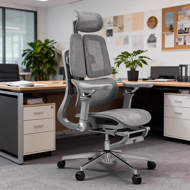 Sedia ergonomica Mobili per ufficio Sedie da ufficio Sedie da gioco per adulti Poltrona da salotto Poggiapiedi Sedia da scrivania Silla Escritorio