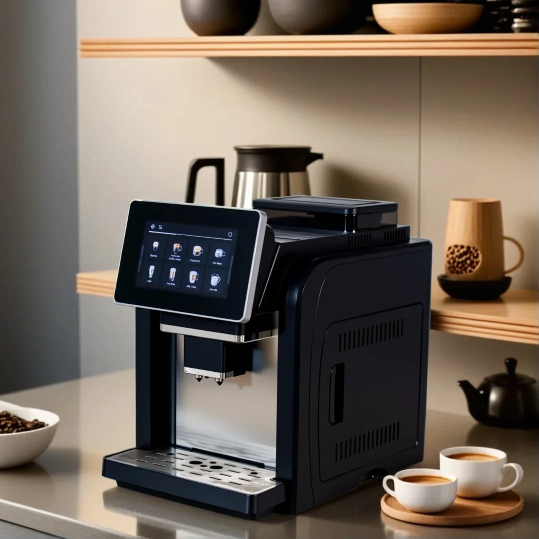 Macchina per Cappuccino e Espresso Intelligente con Controllo Touch Automatico per Casa