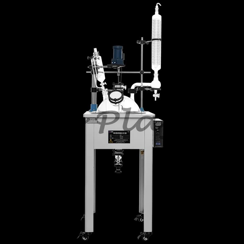 Single-layer glass reactor Small high temperature jacket and high pressure Electric heating kettle 5L/10L/100L