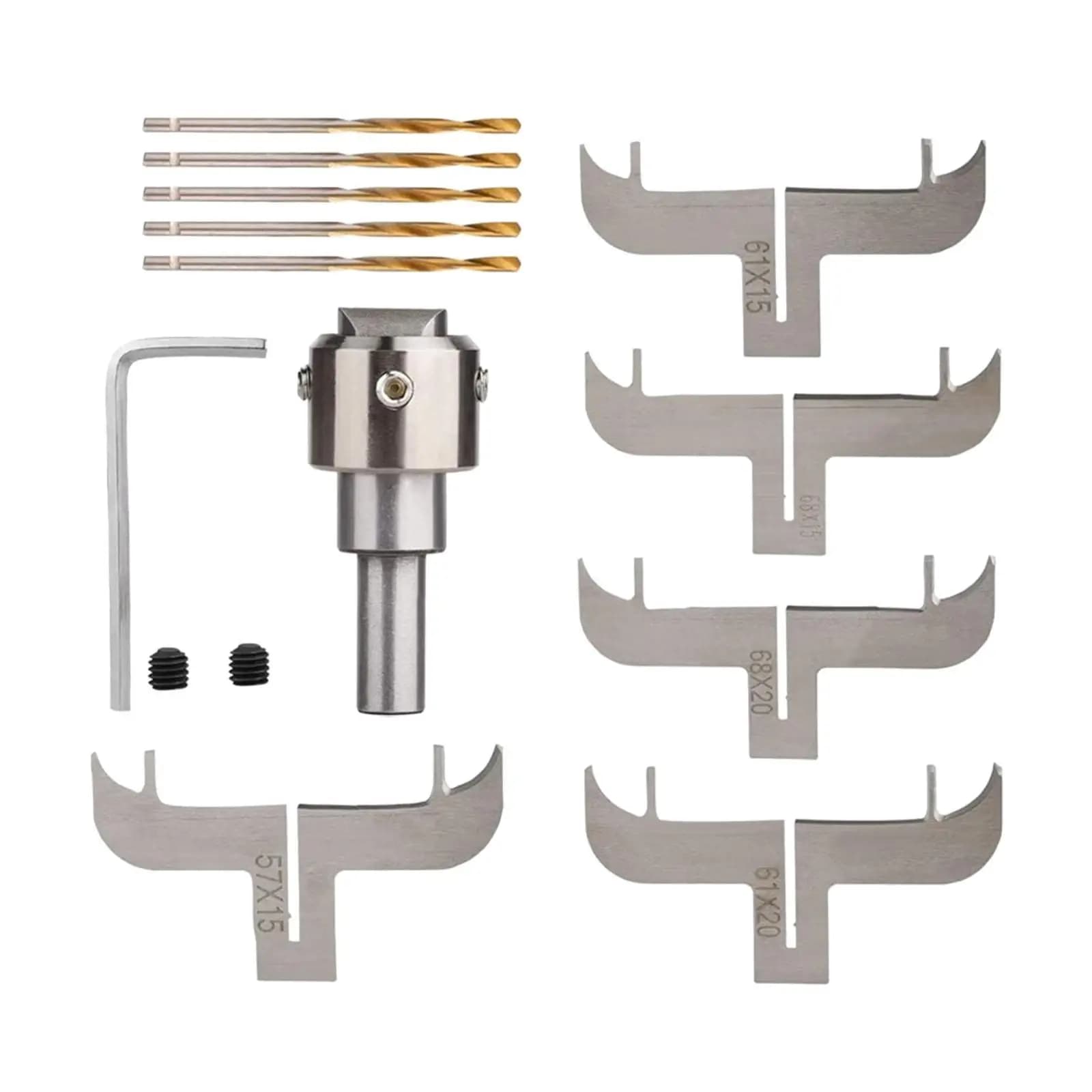14 Pieces Drill Bit Milling Cutter Set Bracelet Rings Makers Sturdy Home Use Diy Bead Drill Bit Bracelet Drill Bit Set