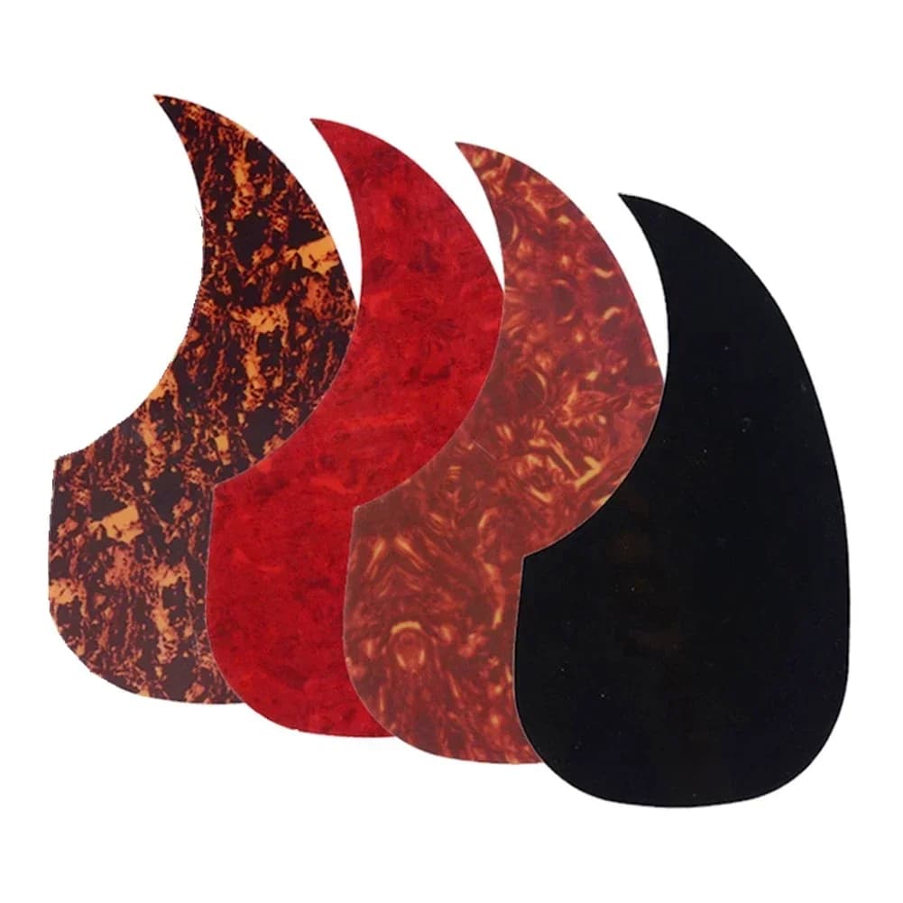 40/41"Acoustic Guitar Pickguard Scratch Plate Self-Adhesive Tortoise Shell Professional Folk Guard Sticker Guitar Par