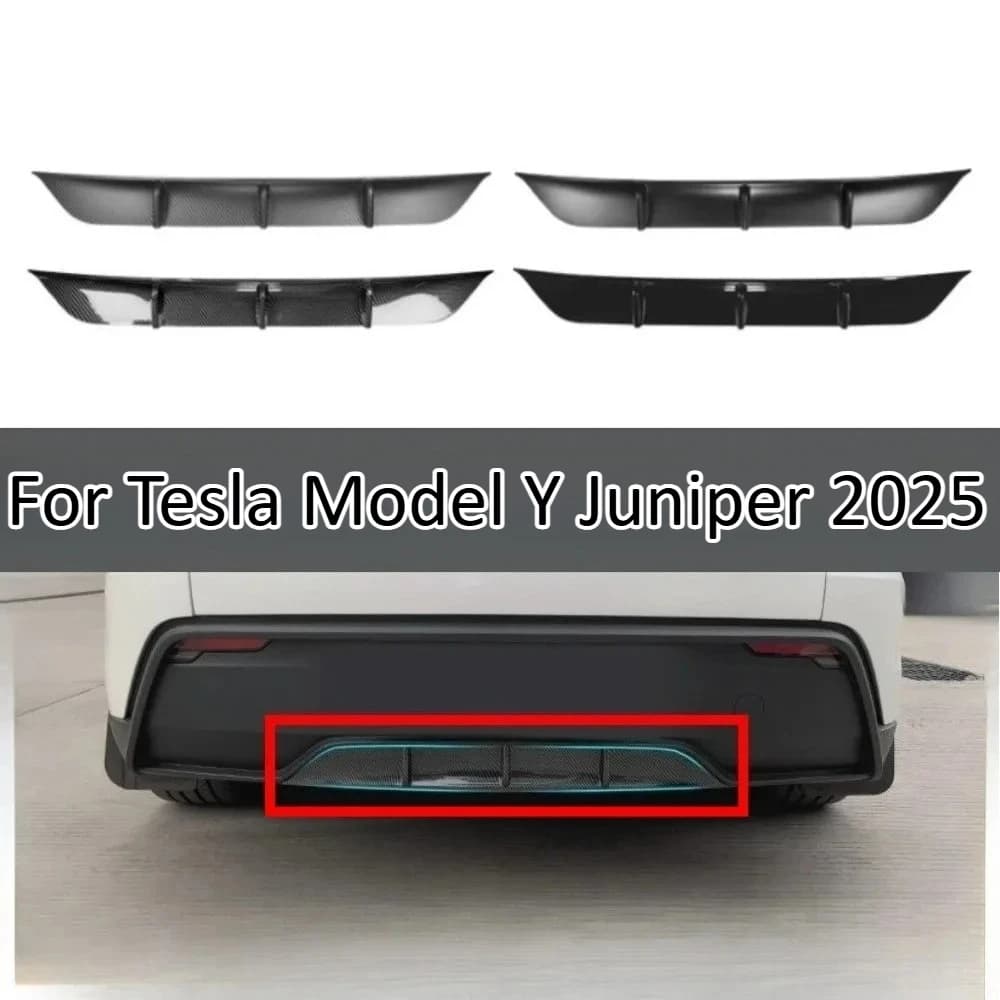 Spoiler Posteriore Diffusore per Tesla Model Y Juniper YS, Splitter Paraurti, Canard, Modifica Esterna Carrozzeria, Accessori Auto, Finiture