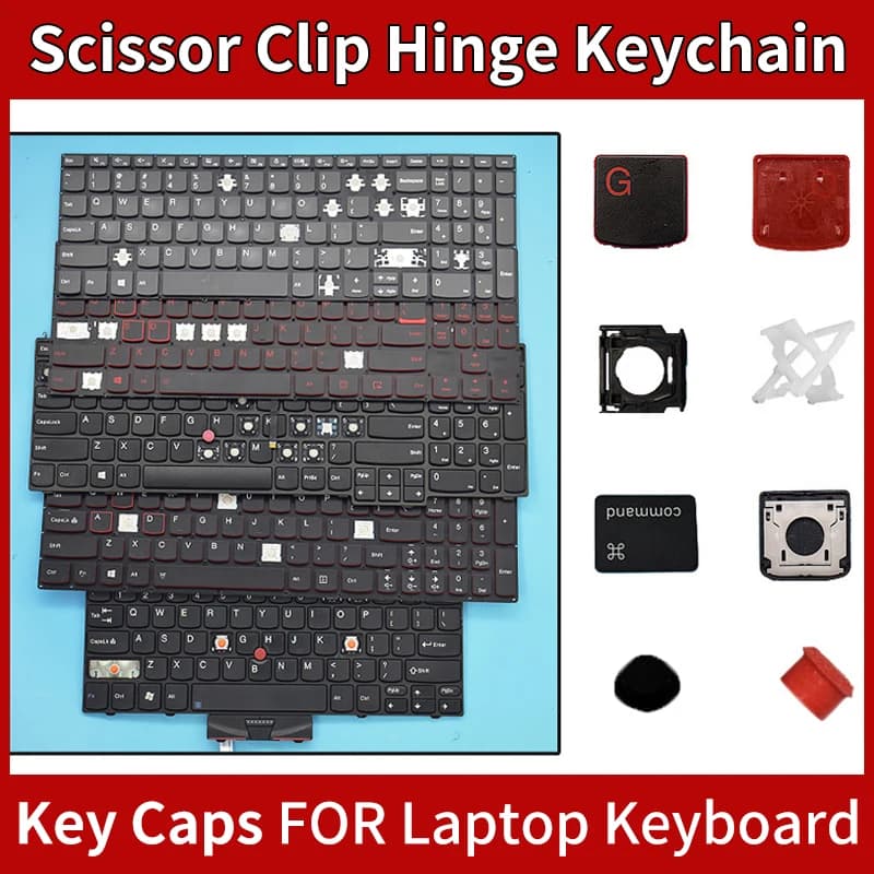 Sostituzione Keycap Key cap e Clip a forbice e cerniera per Universal HP ASUS Lenovo Acer Dell XIAOMI HUAWEI THINKPAD TOSHIBA