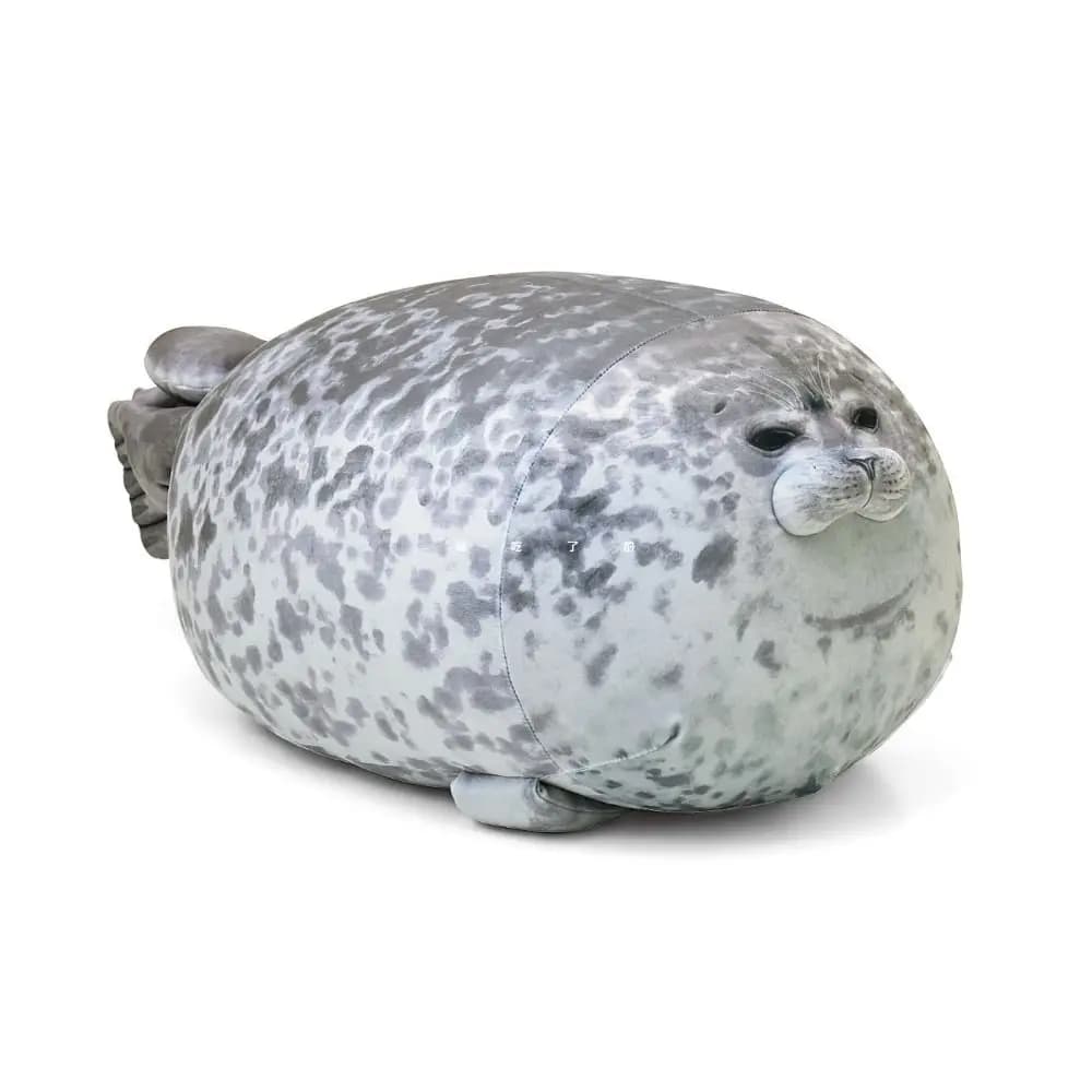 Cuscino con sigillo Chubby Blob alla moda, simpatici animali di peluche morbidi, grandi regali in cotone PP per ragazzi e ragazze per adulti