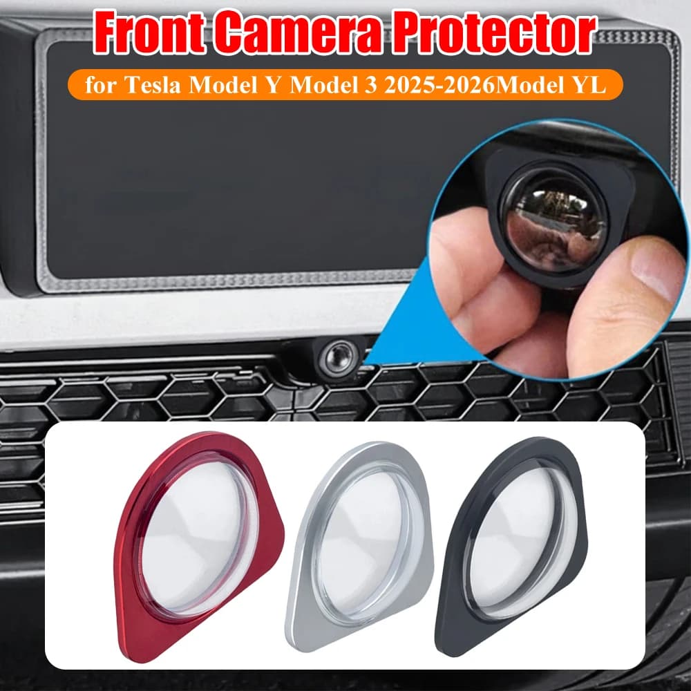 Kit Protezione Lenti in Vetro Temperato Anti-Graffio e Anti-Caduta per Tesla Model Y Model 3 2025-2026 Model YL