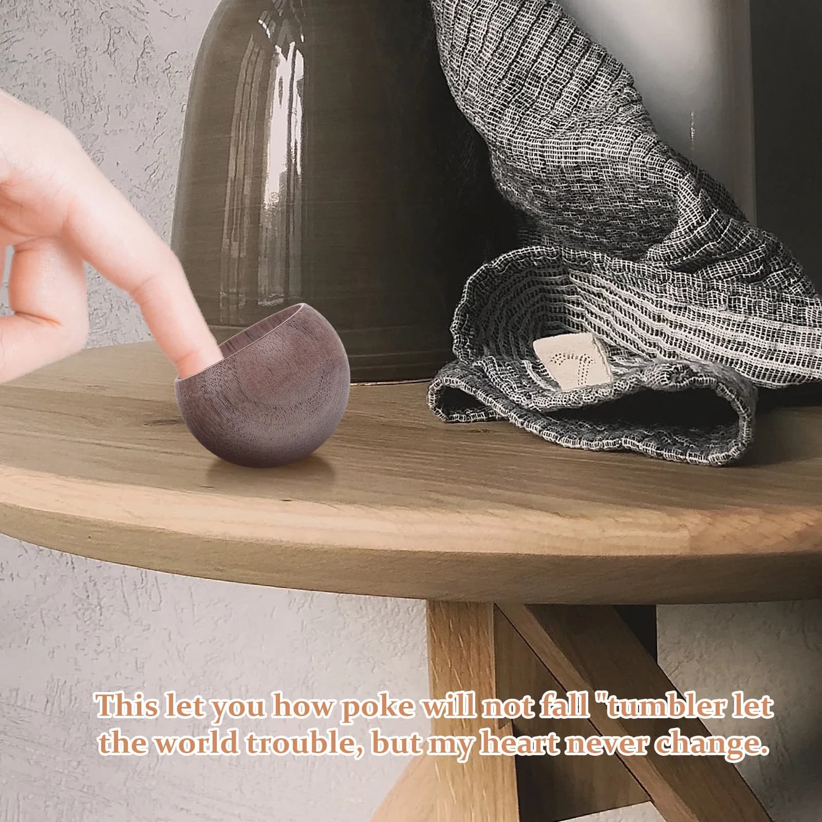 Diffusore di incenso da tavolo in legno, diffusore di aromi a forma di uovo grigio scuro, decorazione per casa e ufficio, profumatore di oli essenziali senza fumo