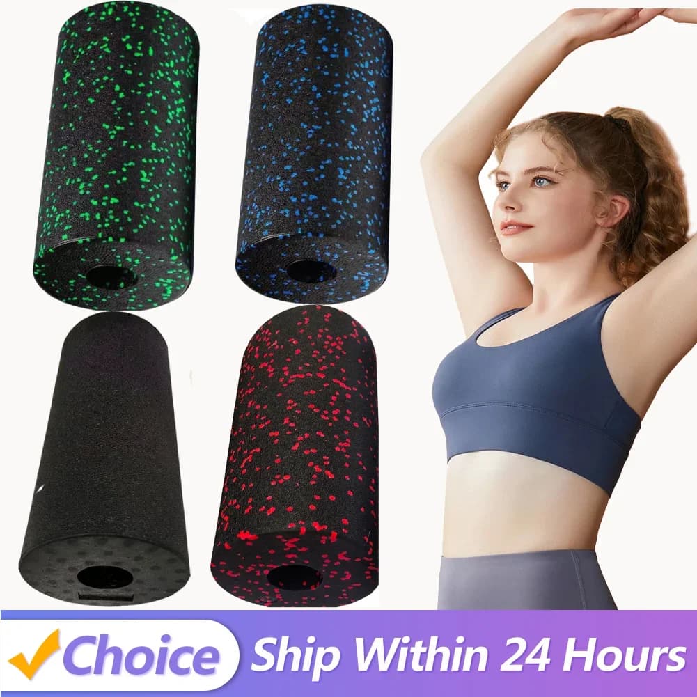 Massage Column with Fitness Foam Roller High Density Muscle Roller Multifunction Cable Massage Roller EPP Anti-slip for Yoga Pilates