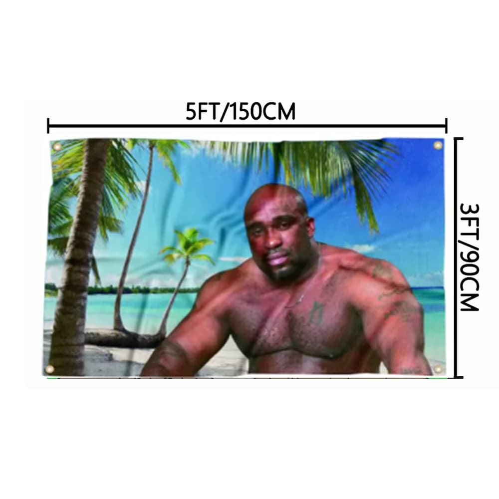 Barry Wood Flag Funny Poster Meme Banners 2x3ft 3x5FT Man Cave Tapestry With Four Grommets For Room College Dorm Decor Wall Gift