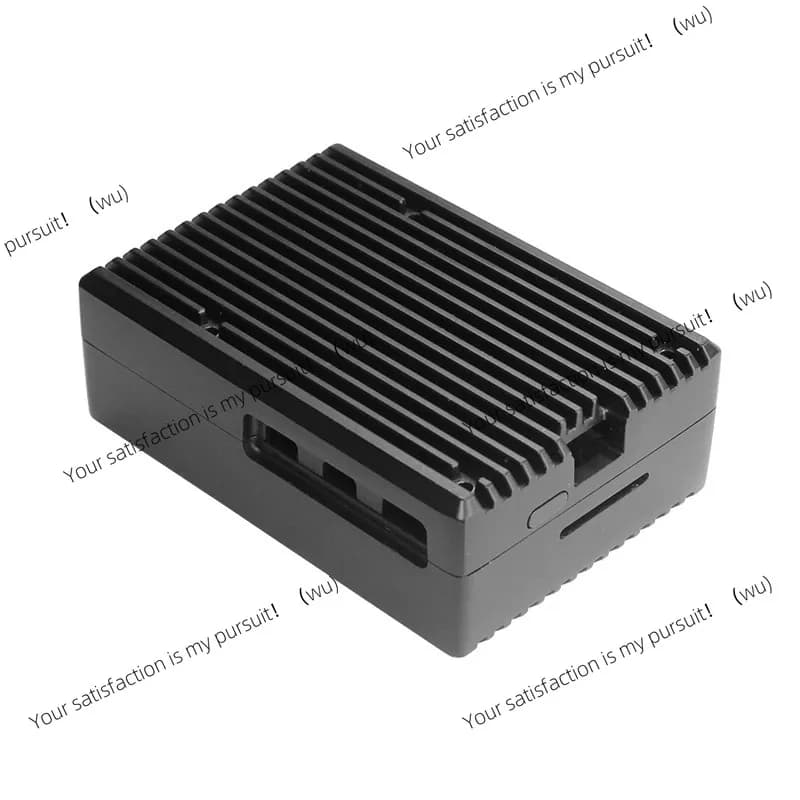 Housing for heat dissipation in aluminium alloy Raspberry Pi 5th generation 5B Protective housing for heat dissipation in metal Raspberry Pi 5