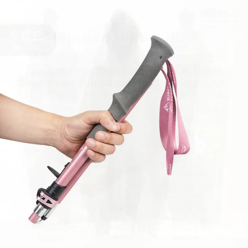 Ultralight Carbon Aluminum Alloy Trekking Sticks for Men and Women Anti-slip Climbing Sticks for Outdoor Hiking