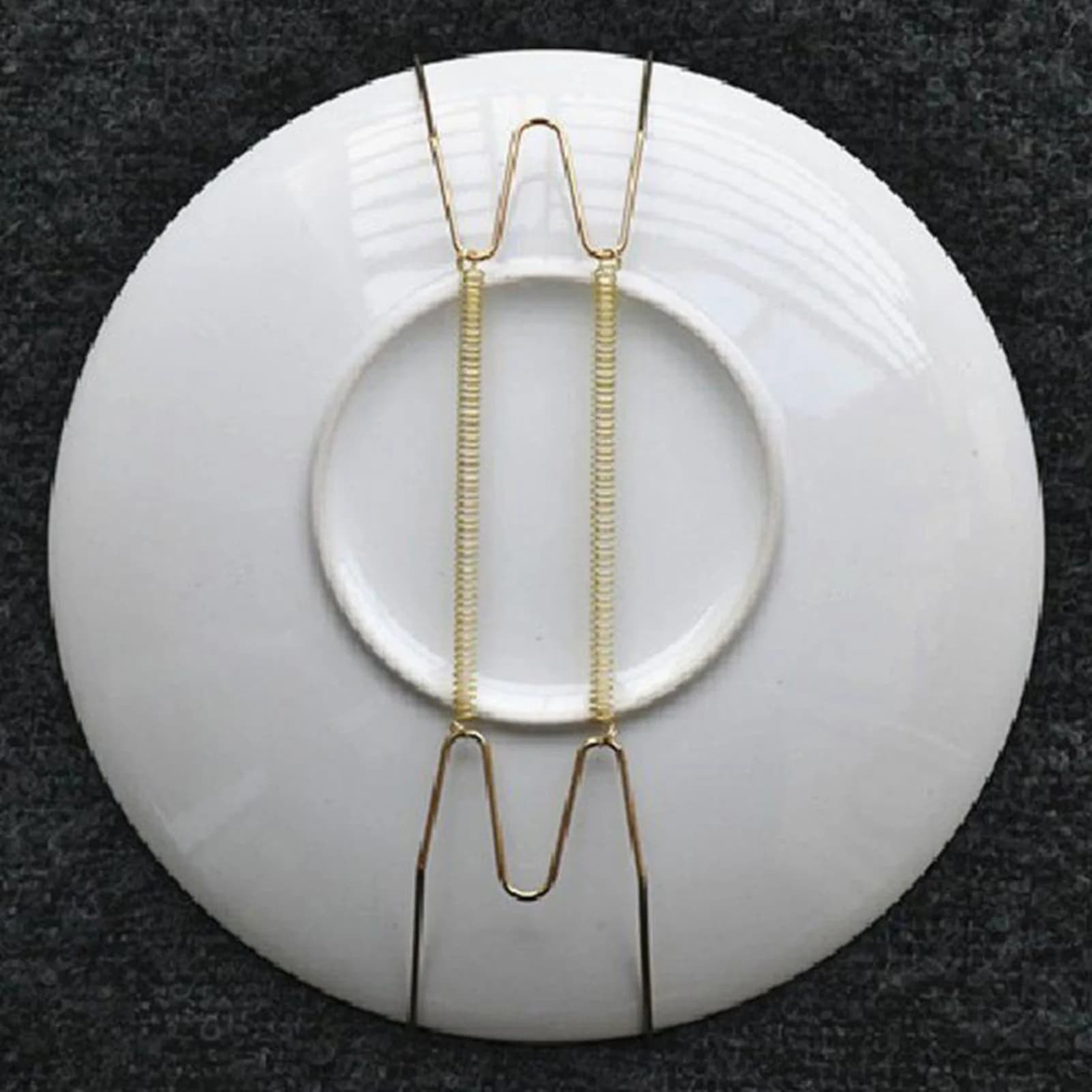 4 Pcs Plate Hangers for Walls Decorative Plates Hooks Dish Diaplay Holder Fit For Decorative Plates Antique China